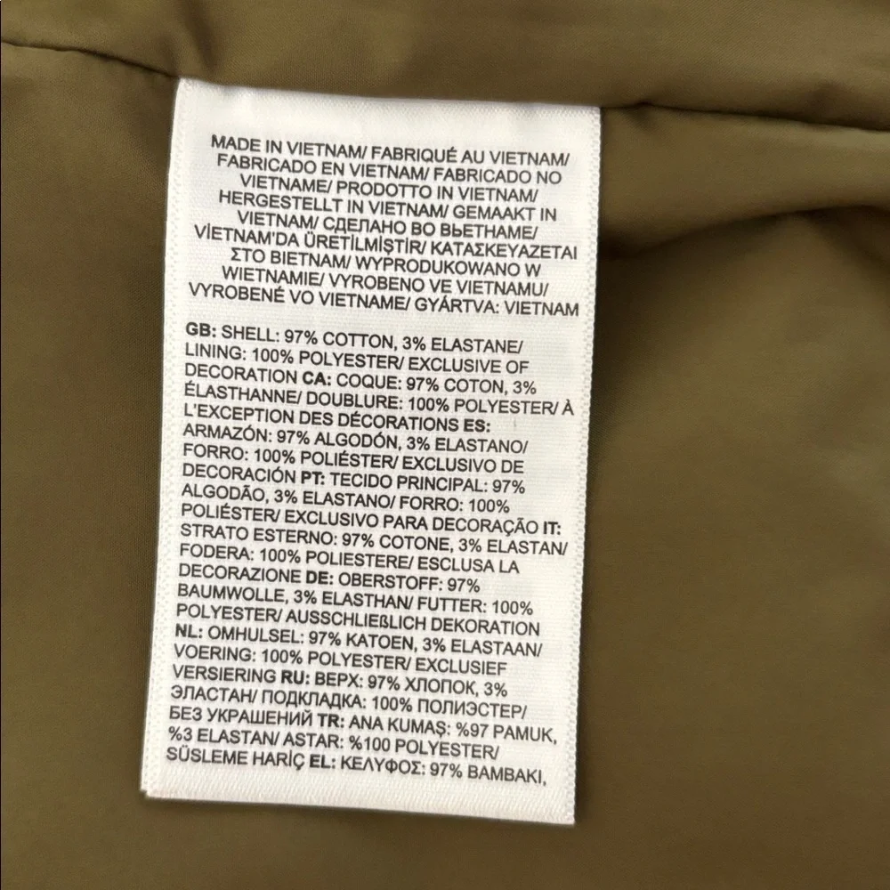 The North Face Windwall Mens Jacket, Size L, Gold with Brown Lining
